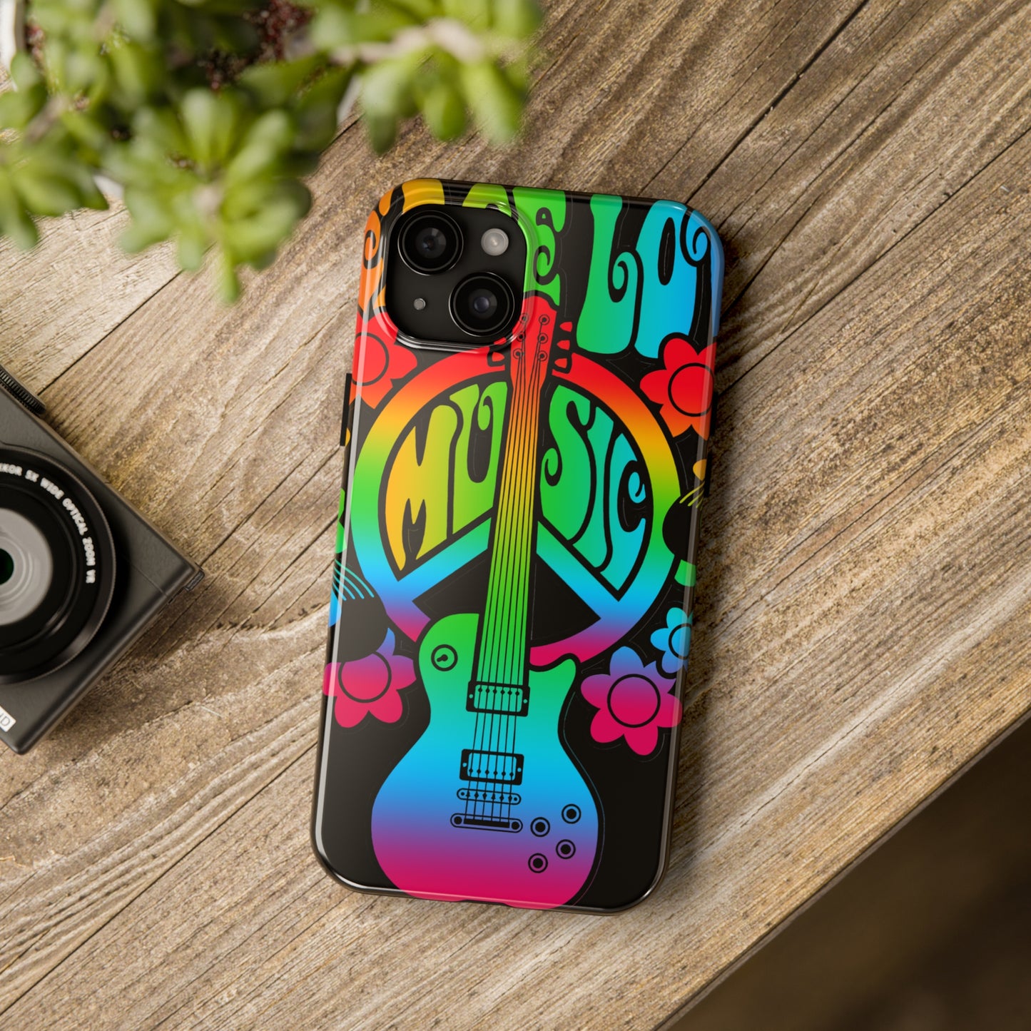 Peace Love and Music: iPhone Tough Case Design - Wireless Charging - Superior Protection - Original Designs by TheGlassyLass.com