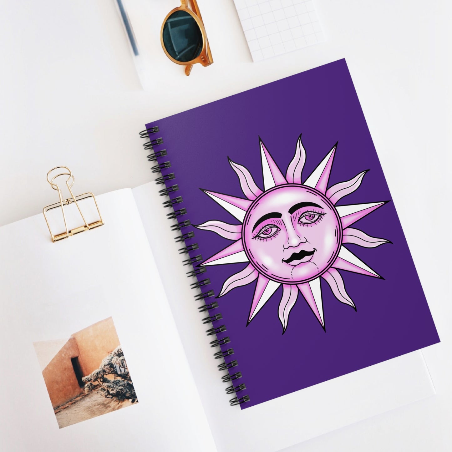 Sun God Goddess - I Love You: Spiral Notebook - Log Books - Journals - Diaries - and More Custom Printed by TheGlassyLass