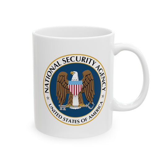 National Security Agency Coffee Mug - Double Sided White Ceramic 11oz by TheGlassyLass.com