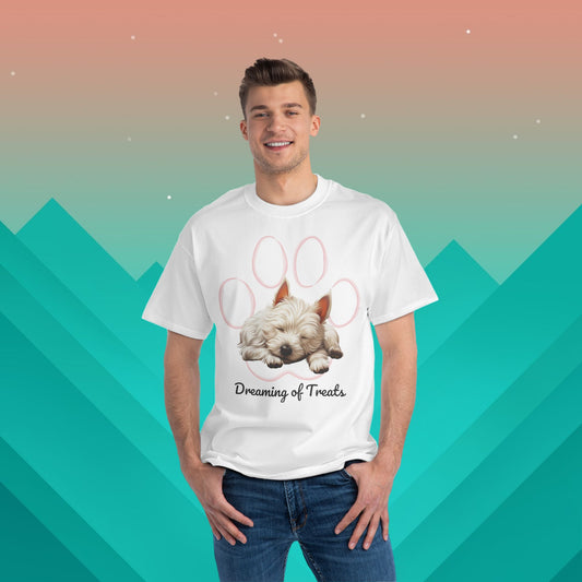 Dreaming of Treats T-Shirt: (Hanes Beefy-T 100% Preshrunk Cotton Custom Printed by TheGlassyLass.com