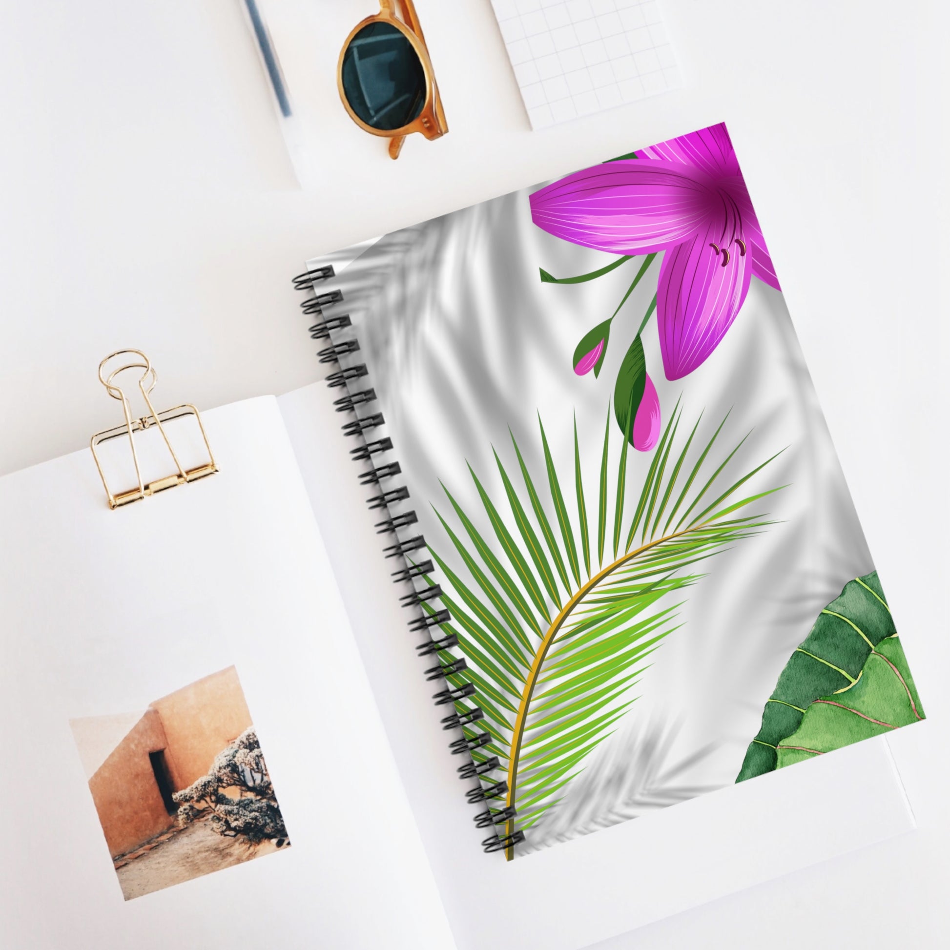 Flora: Spiral Notebook - Log Books - Journals - Diaries - and More Custom Printed by TheGlassyLass