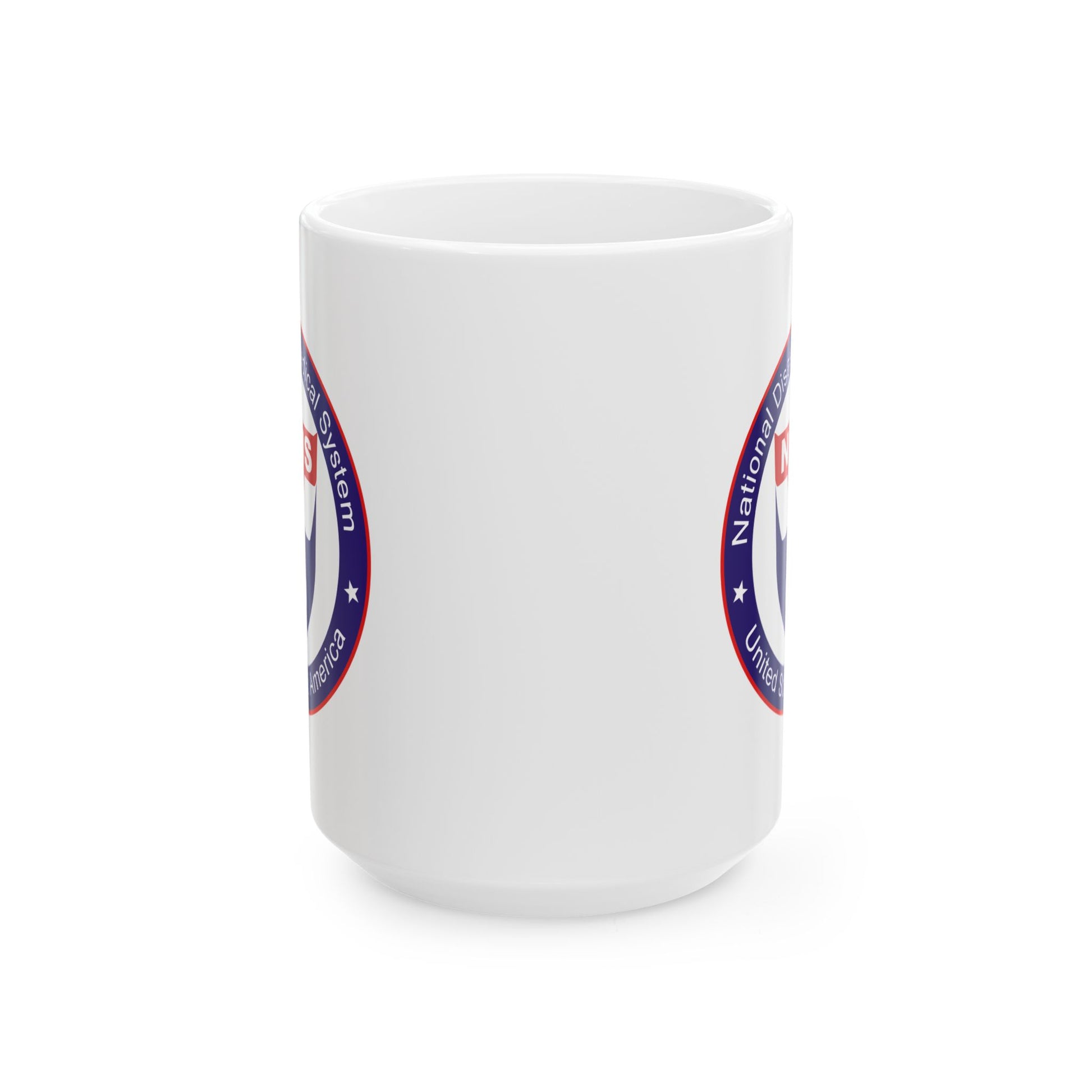 National Disaster Medical System Coffee Mug - Double Sided Print, White Ceramic, 15oz by TheGlassyLass.com