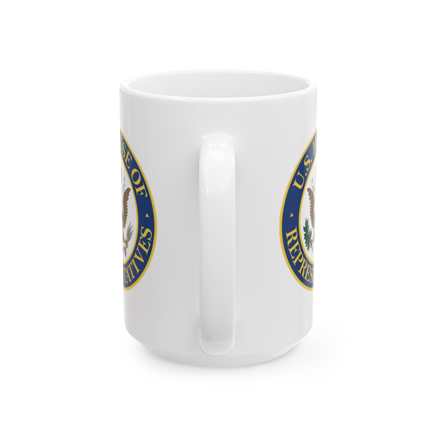 US House of Representatives Coffee Mug - Double Sided White Ceramic 15oz by TheGlassyLass.com