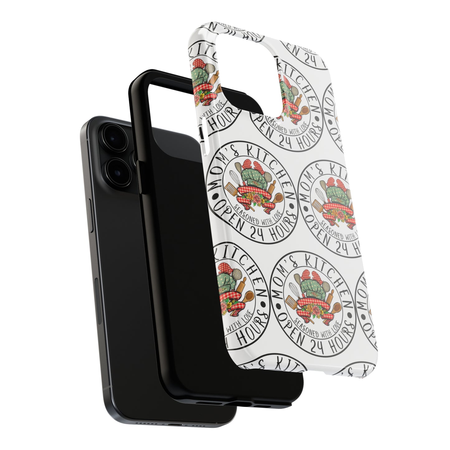 Mom's Kitchen: iPhone Tough Case Design - Wireless Charging - Superior Protection - Original Designs by TheGlassyLass.com