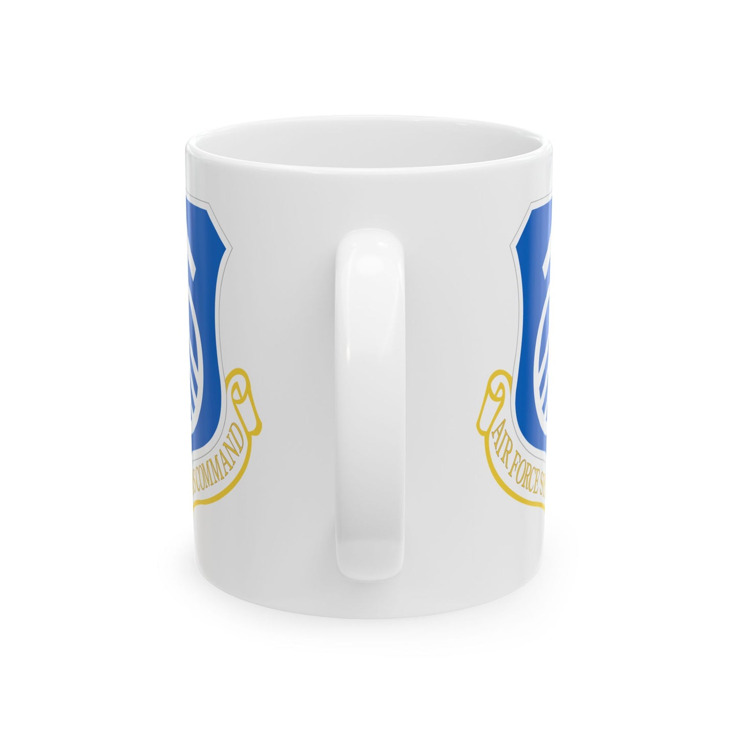 US Air Force Systems Command Seal Coffee Mug - Double Sided Print, White Ceramic, 11oz by TheGlassyLass.com