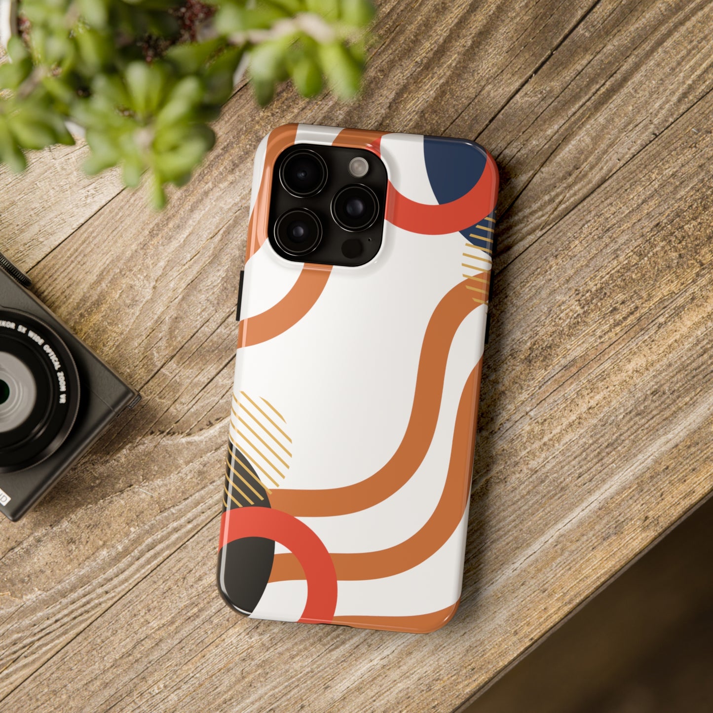 Abstract Swirls Custom Printed iPhone case by TheGlassyLass.com