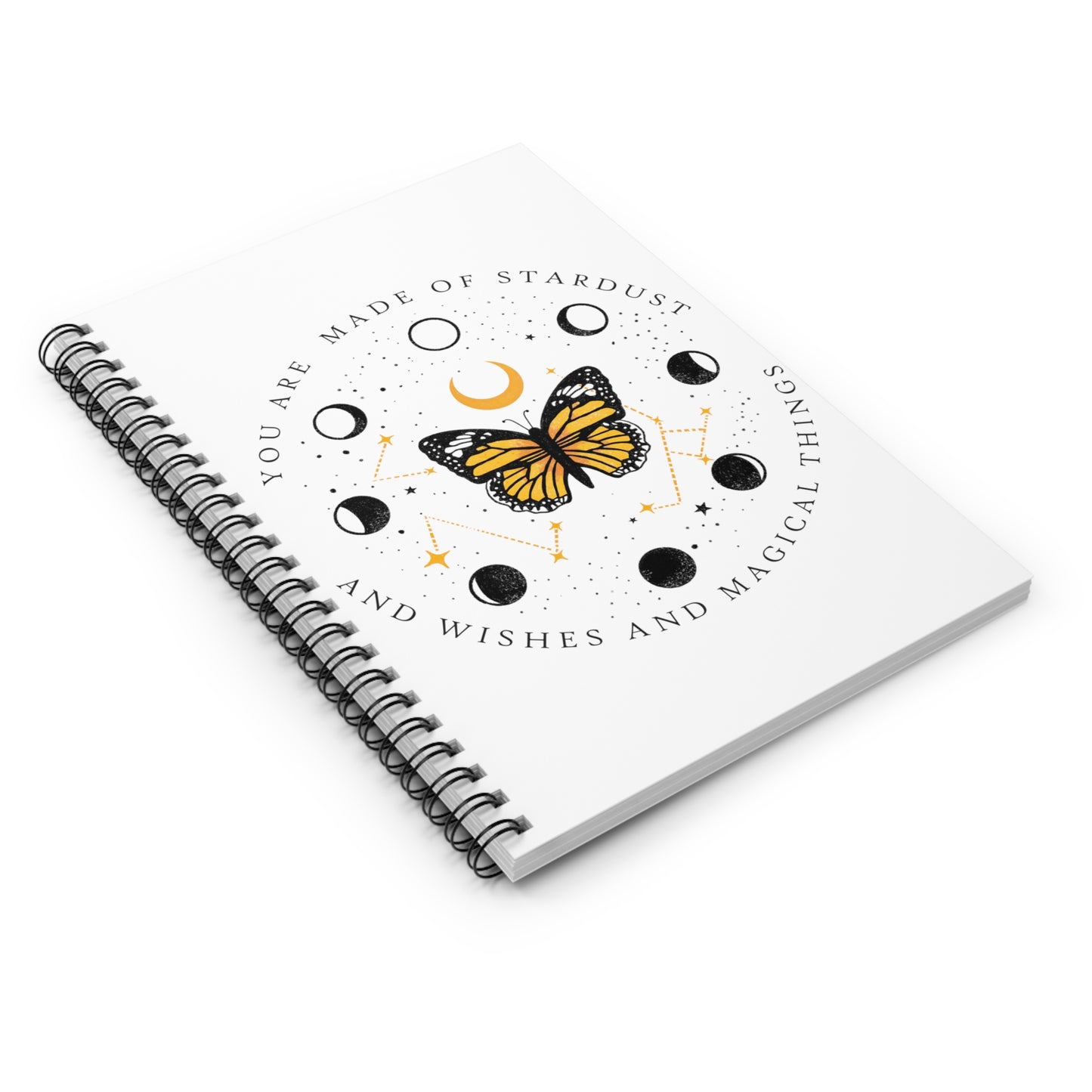 Made of Stardust: Spiral Notebook - Log Books - Journals - Diaries - and More Custom Printed by TheGlassyLass