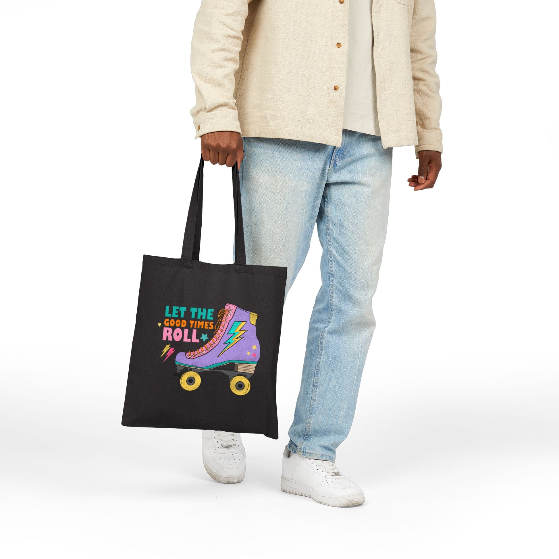 Let The Good Times Roll Tote Bag - Heavyweight 100% Cotton Canvas by TheGlassyLass.com