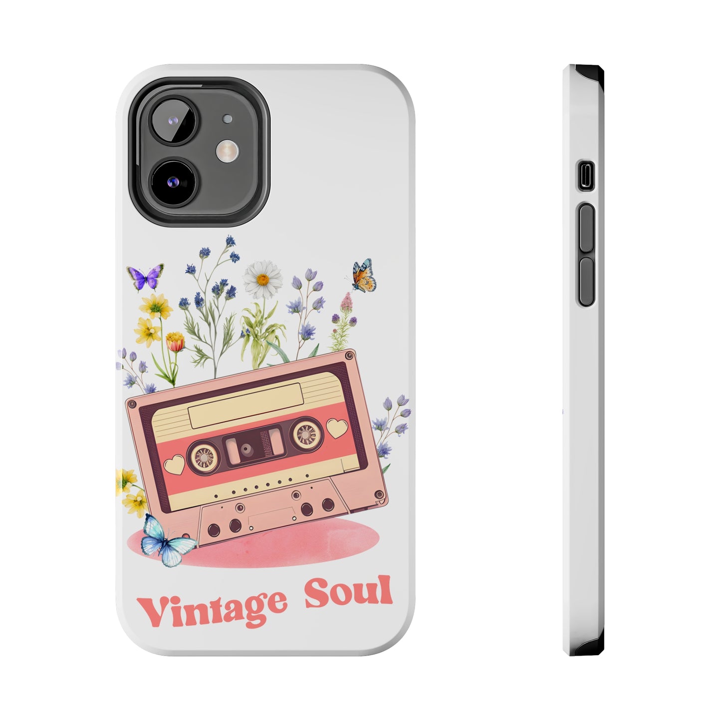 Vintage Soul: iPhone Tough Case Design - Wireless Charging - Superior Protection - Original Designs by TheGlassyLass.com