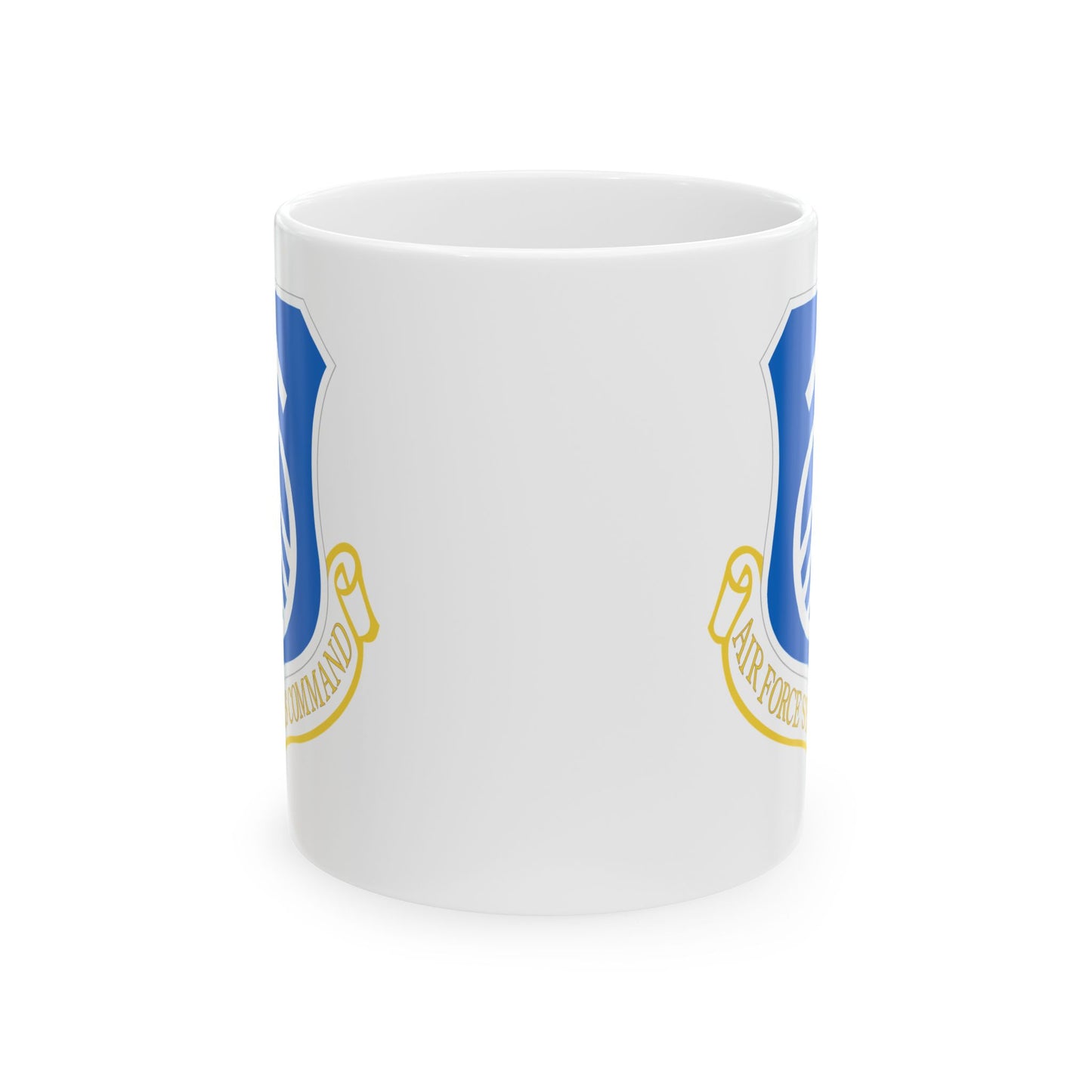 US Air Force Systems Command Seal Coffee Mug - Double Sided Print, White Ceramic, 11oz by TheGlassyLass.com