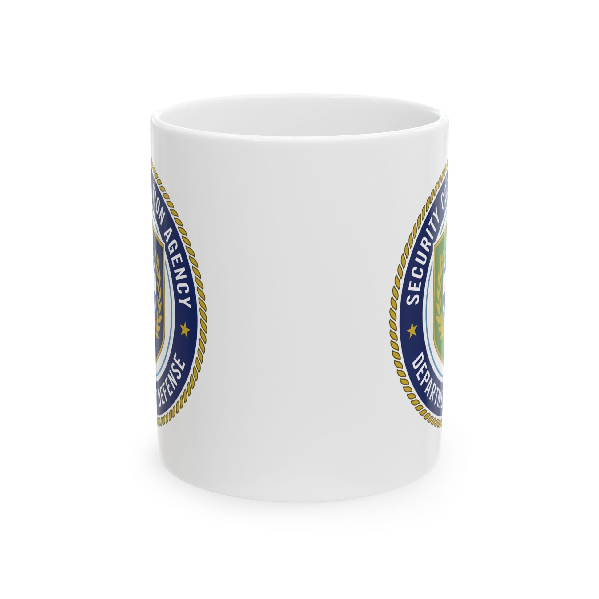 Defense Security Cooperation Agency Coffee Mug - Double Sided Print, White Ceramic, 11oz by TheGlassyLass.com