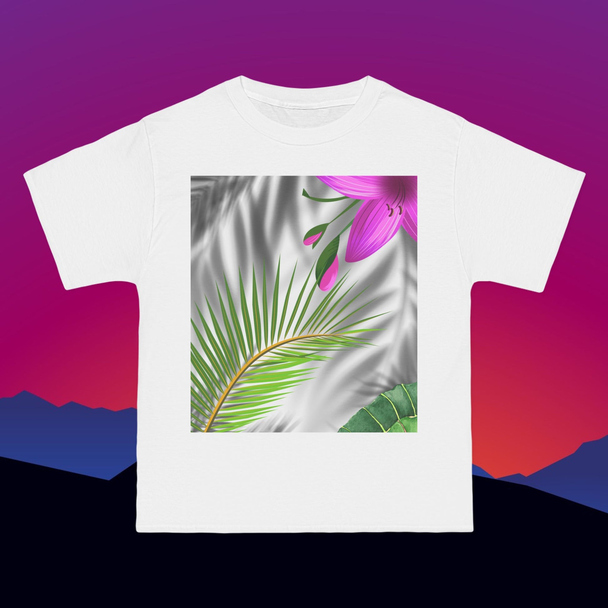 Paradise Found T-Shirt: (Hanes Beefy-T 100% Preshrunk Cotton Custom Printed by TheGlassyLass.com