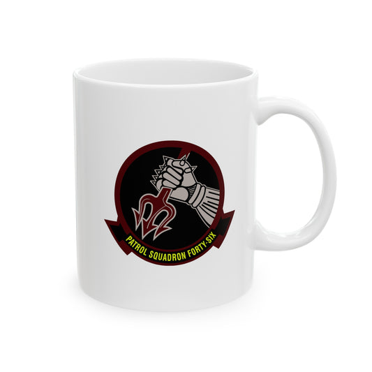 Navy Patrol Squadron 46 Coffee Mug - Double Sided Print on White Ceramic 11oz by TheGlassyLass.com
