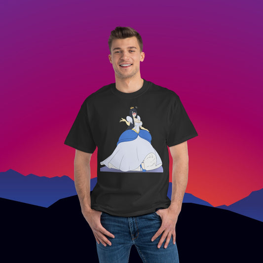 Meh Princess T-Shirt: (Hanes Beefy-T 100% Preshrunk Cotton) Custom Printed by TheGlassyLass.com