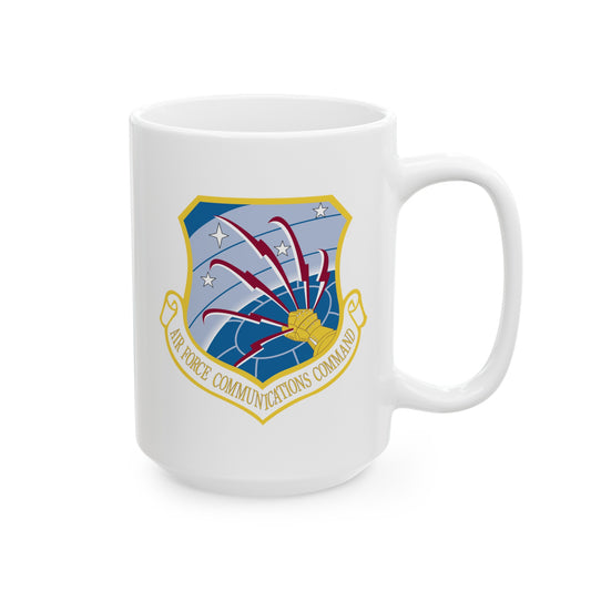 Air Force Communications Command - Double Sided White Ceramic Coffee Mug 15oz by TheGlassyLass.com