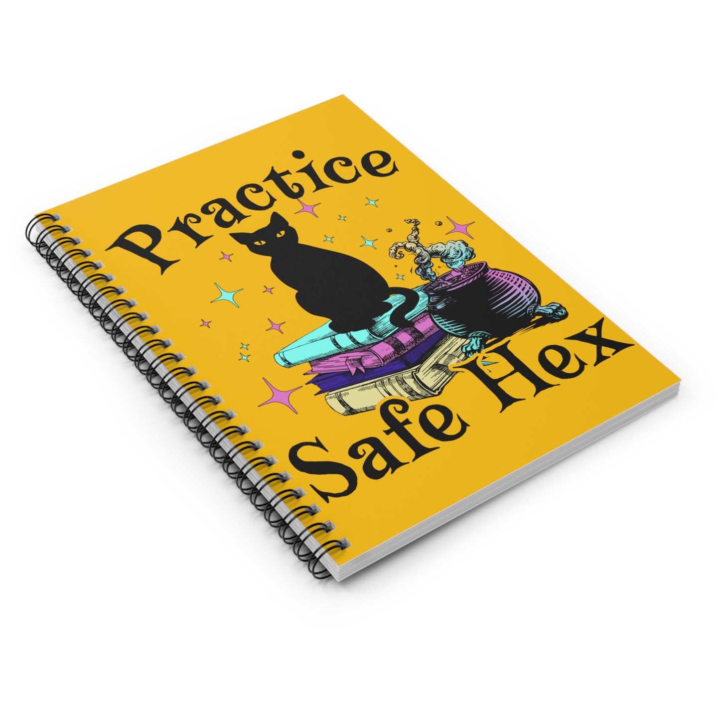 Practice Safe Hex: Spiral Notebook - Log Books - Journals - Diaries - and More Custom Printed by TheGlassyLass.com