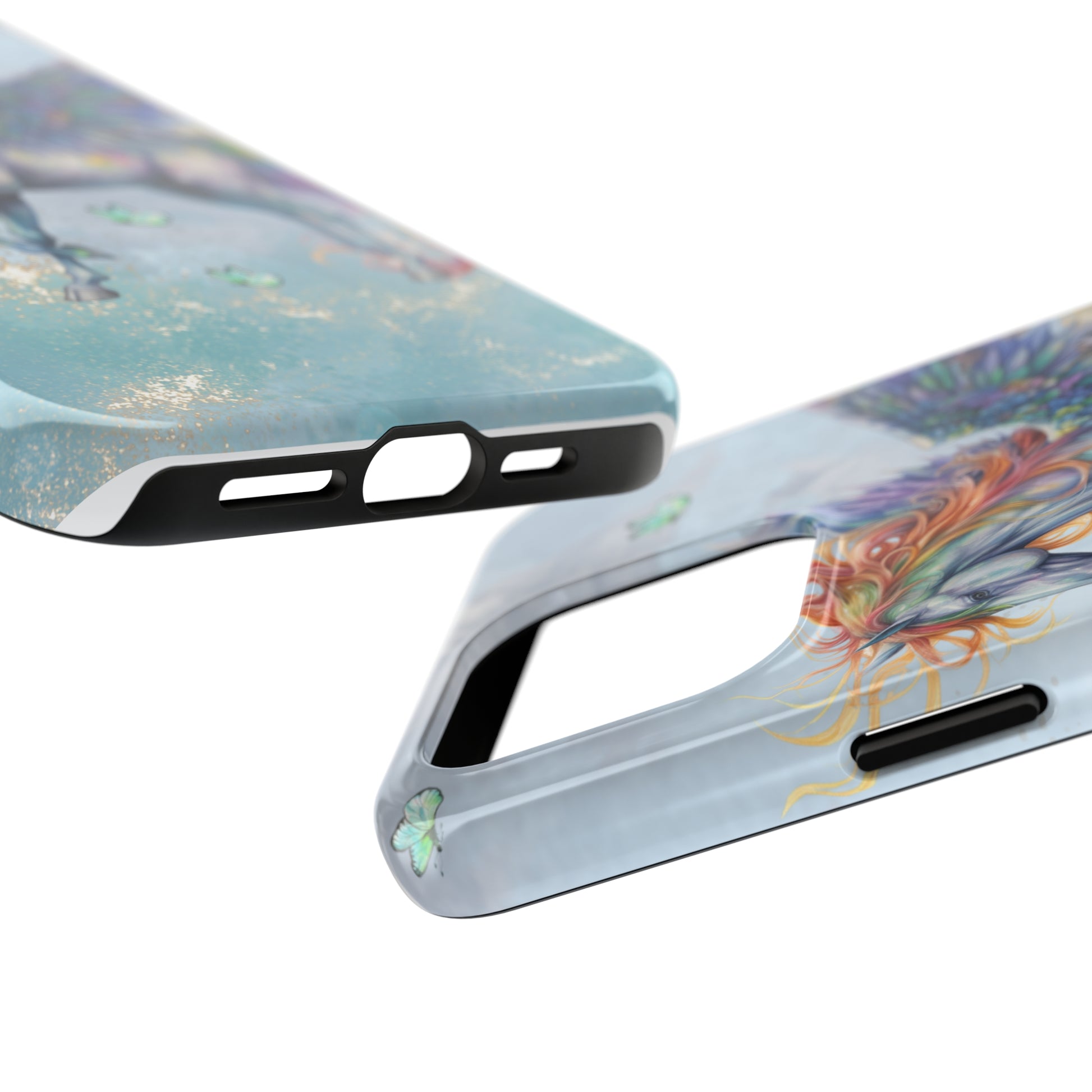 Mythical Unicorn: iPhone Tough Case Design - Wireless Charging - Superior Protection - Original Designs by TheGlassyLass.com