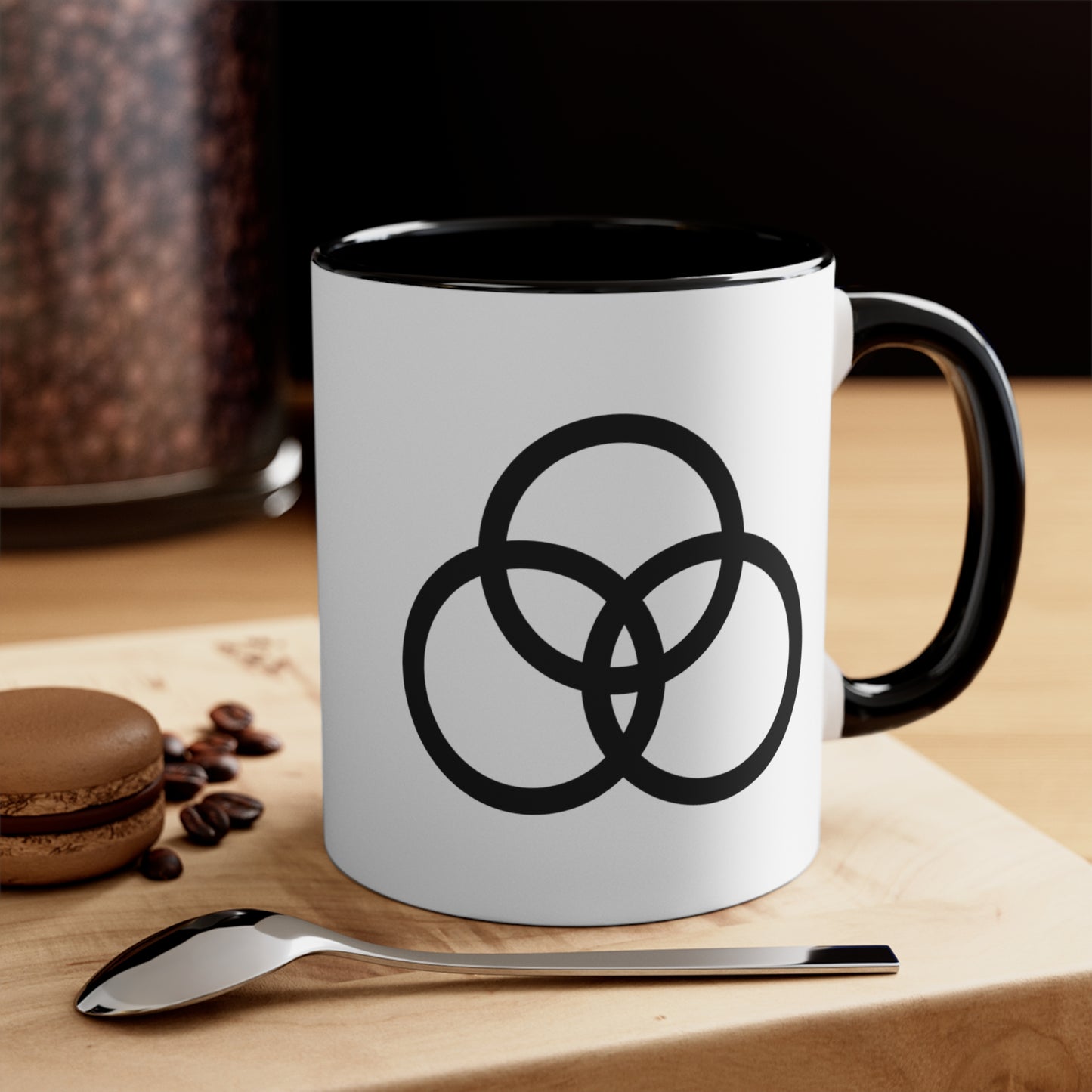 John Bonham Led Zeppelin IV Coffee Mug - Double Sided Black Accent White Ceramic 11oz by TheGlassyLass.com