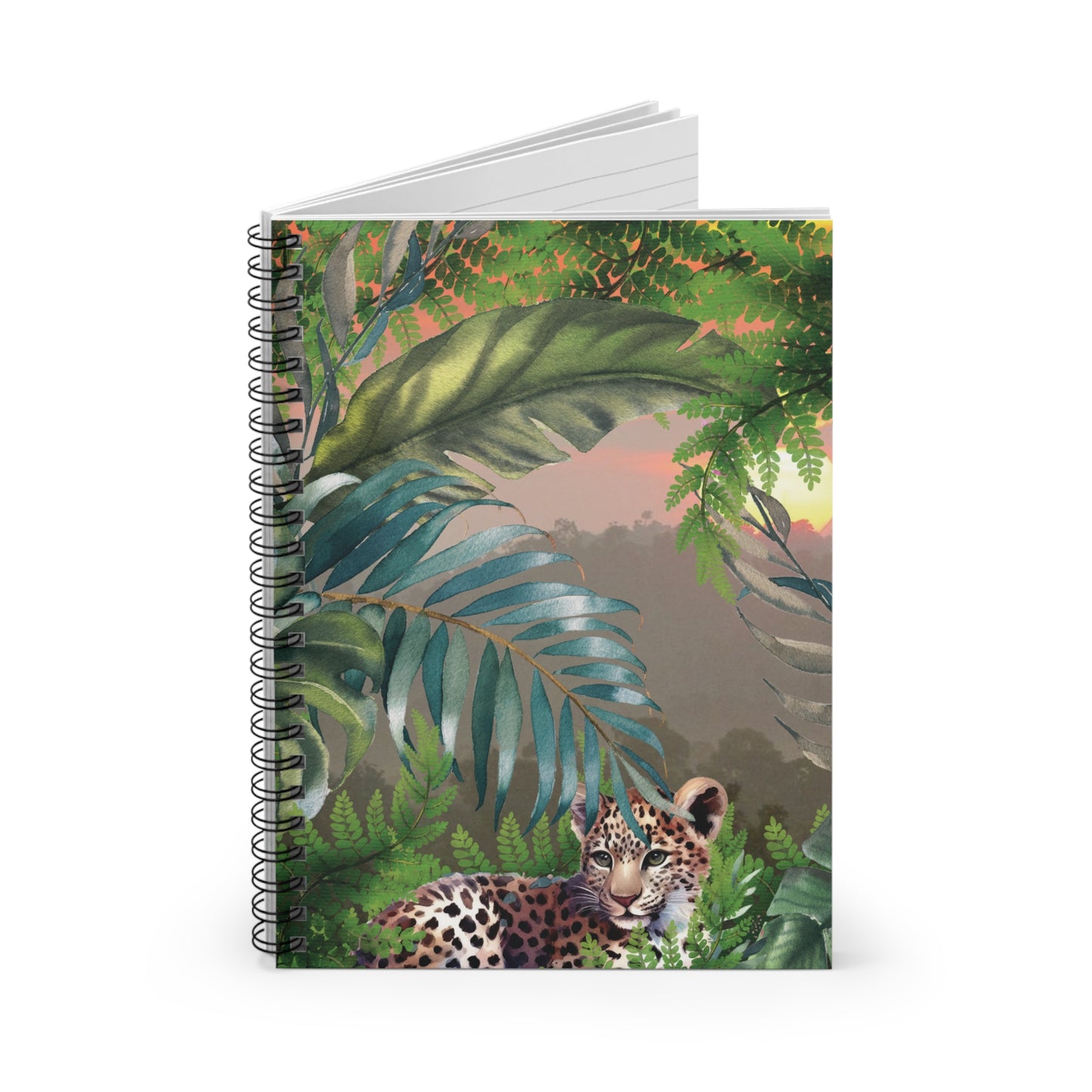 Jungle Tiger Cub: Spiral Notebook - Log Books - Journals - Diaries - and More Custom Printed by TheGlassyLass