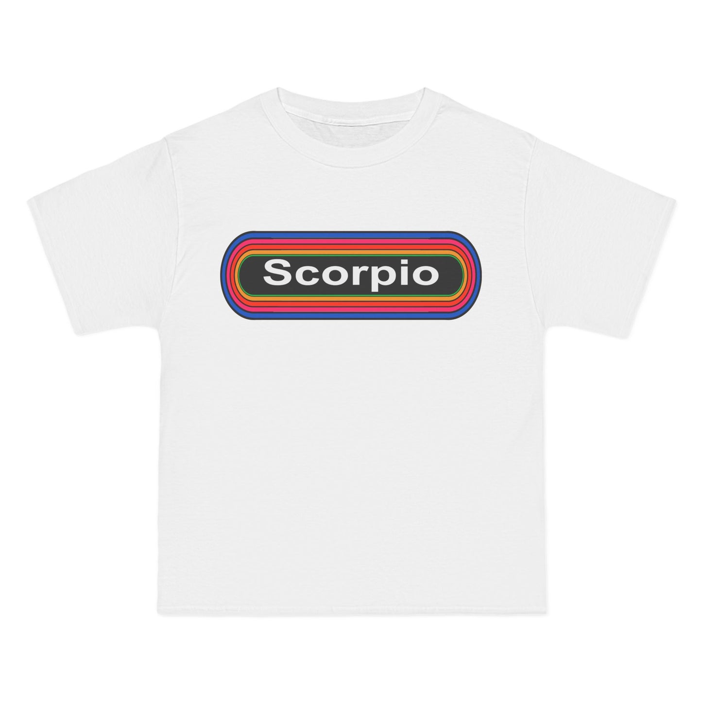 Scorpio Zodiac T-Shirt: (Hanes Beefy-T 100% Preshrunk Cotton Custom Printed by TheGlassyLass.com