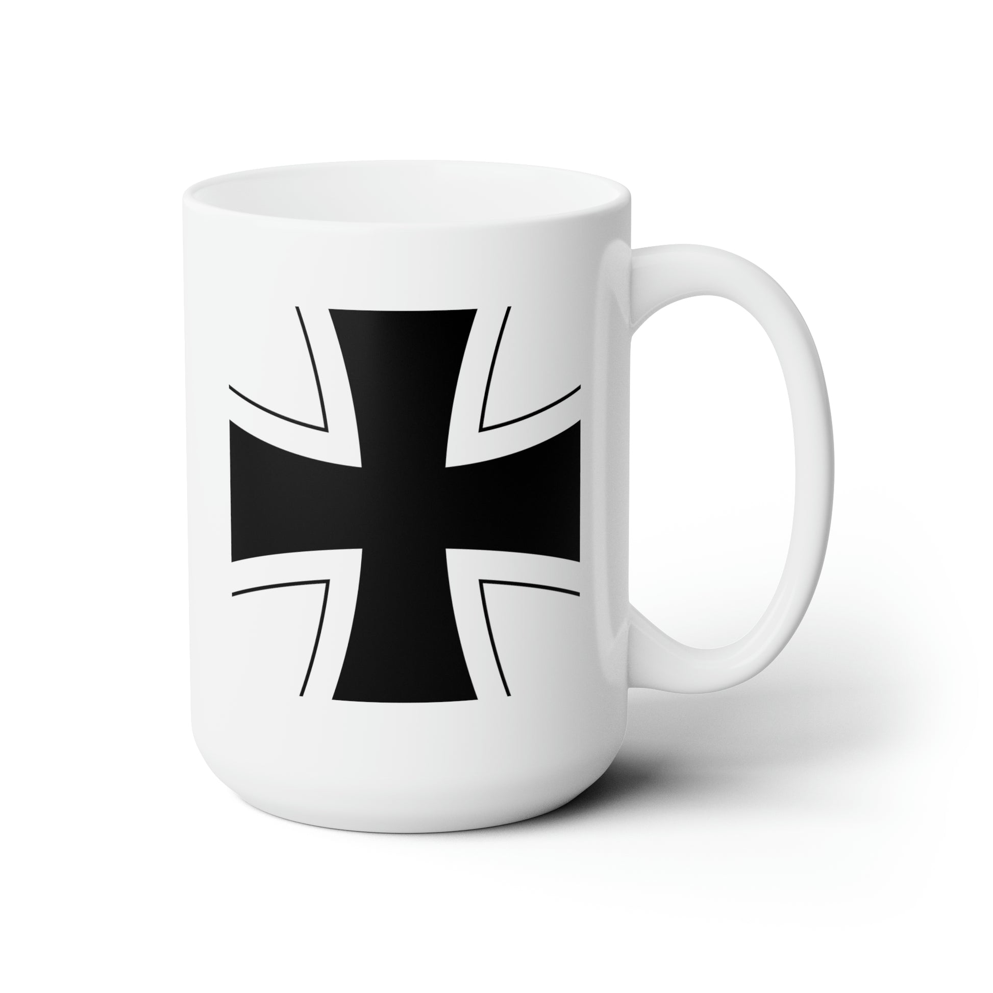 German Air Force Roundel Coffee Mug - Double Sided White Ceramic 15oz - by TheGlassyLass.com