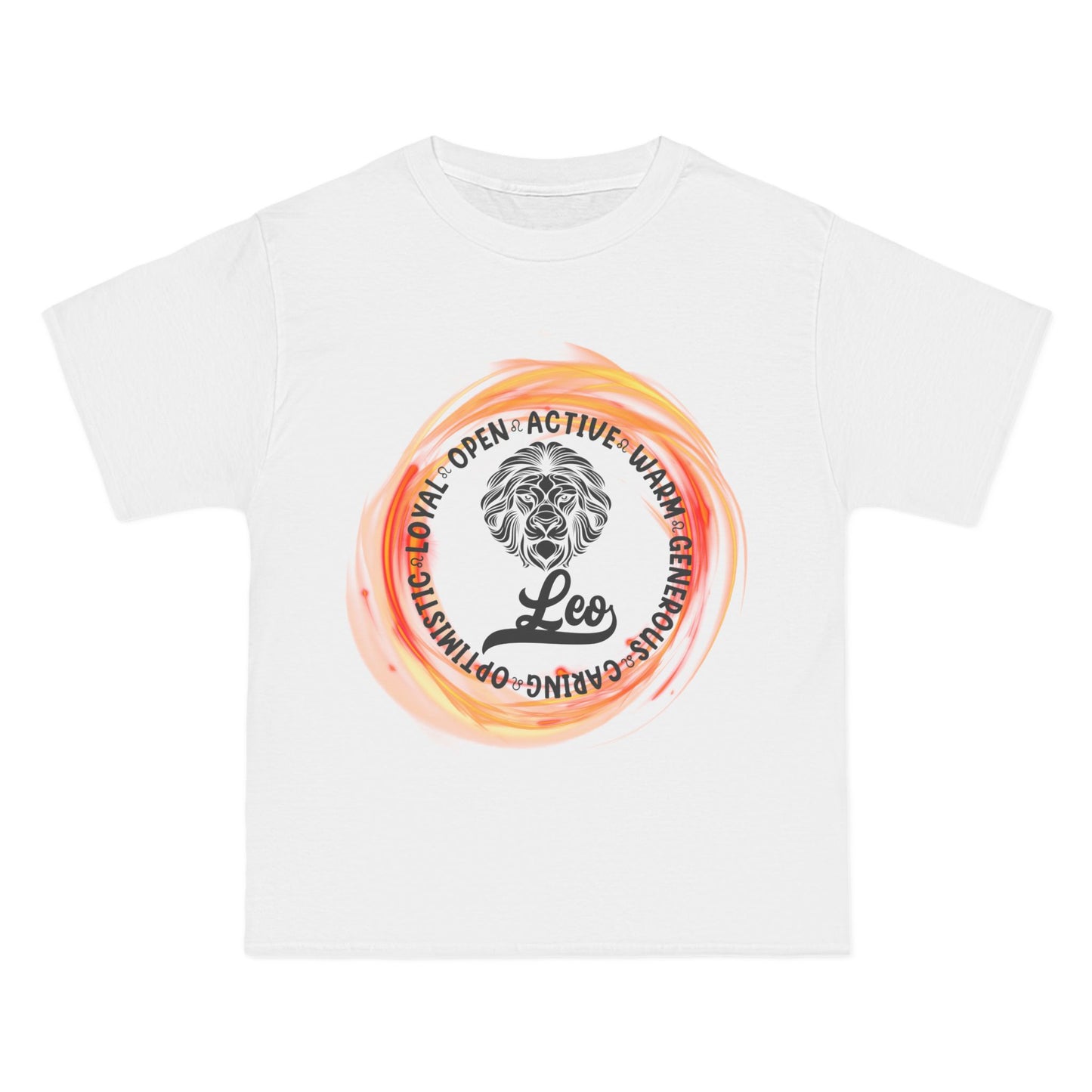 Leo T-Shirt: (Hanes Beefy-T 100% Preshrunk Cotton Custom Printed by TheGlassyLass.com