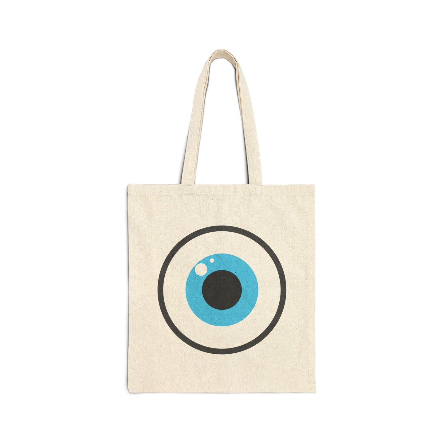 Eye On You Logo Tote Bag - Heavyweight 100% Cotton Canvas by TheGlassyLass.com