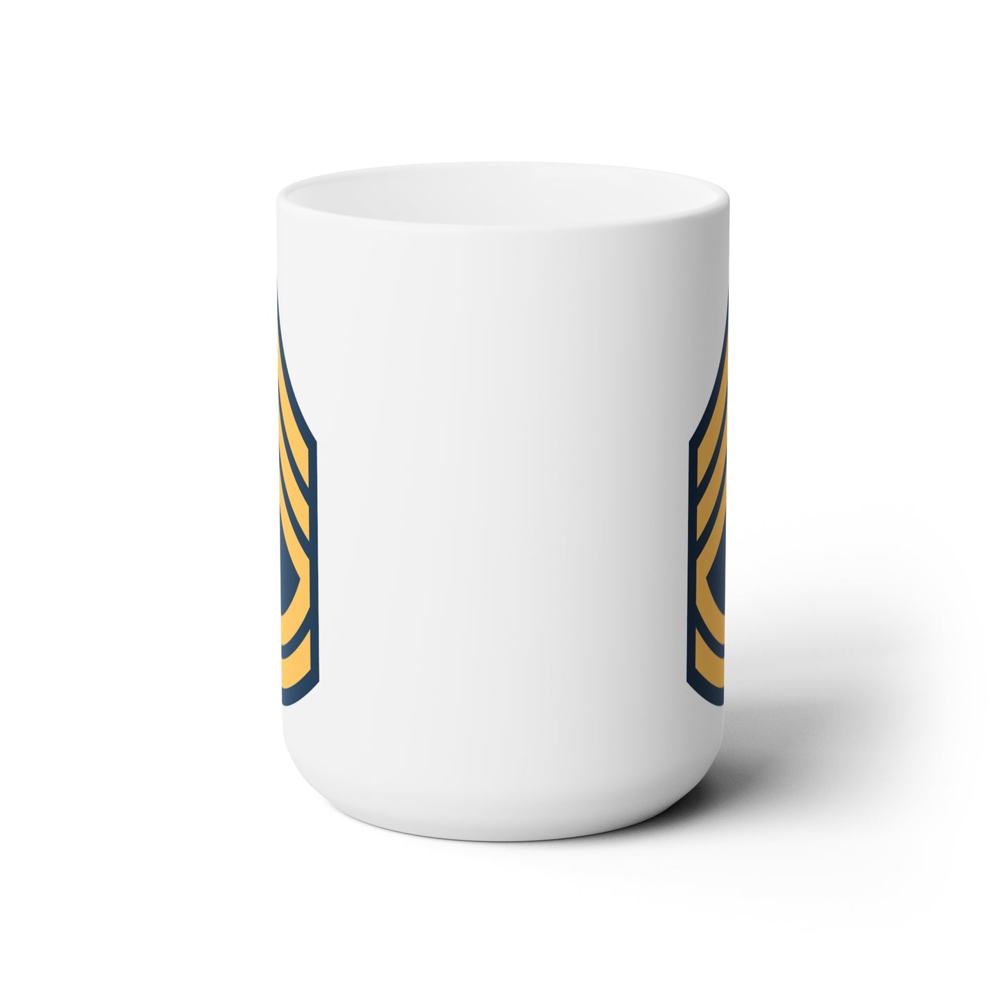 US Army Sergeant 1st Class Coffee Mug - Double Sided Print White Ceramic 15oz by TheGlassyLass.com