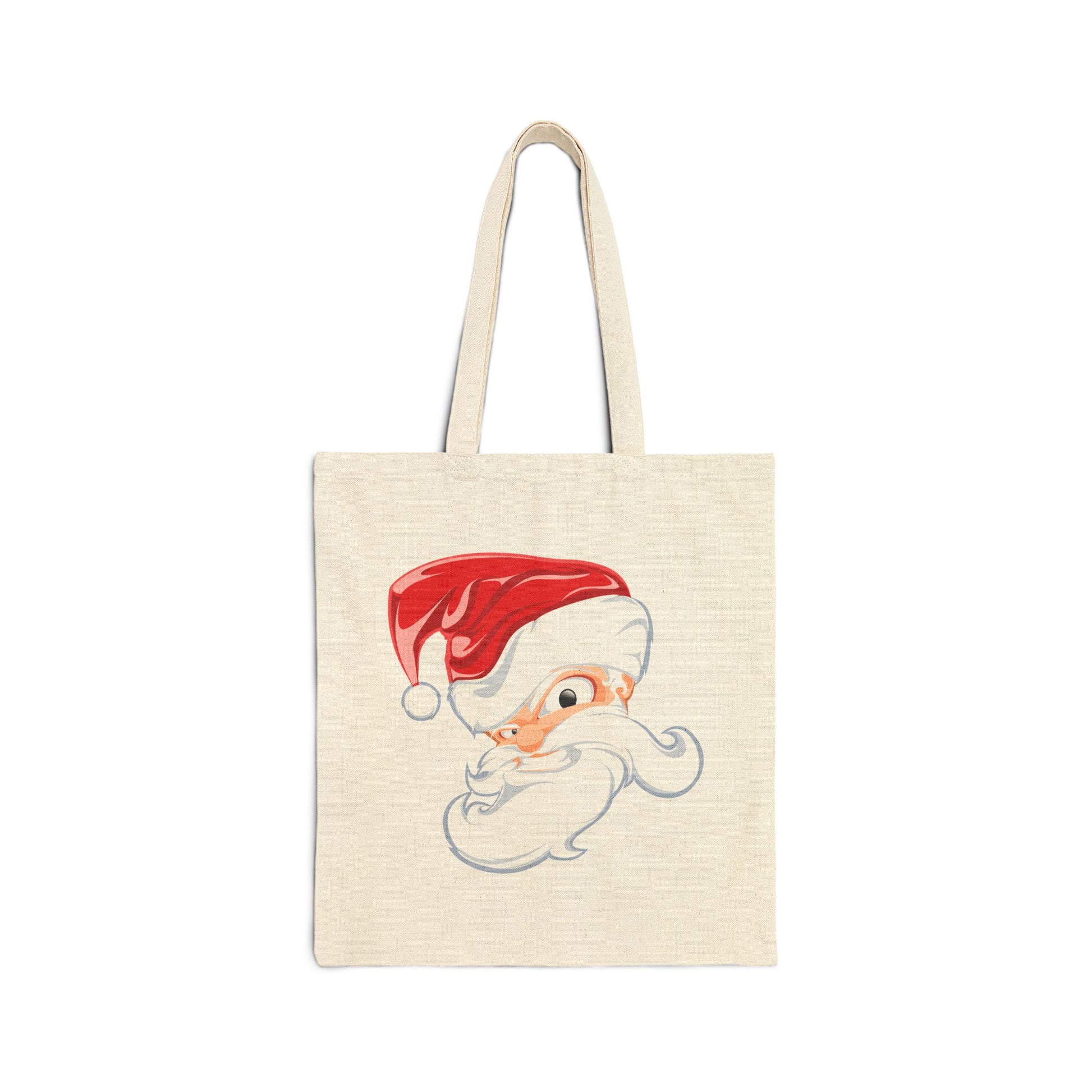 Angry Santa Tote Bag - Heavyweight 100% Cotton Canvas by TheGlassyLass.com