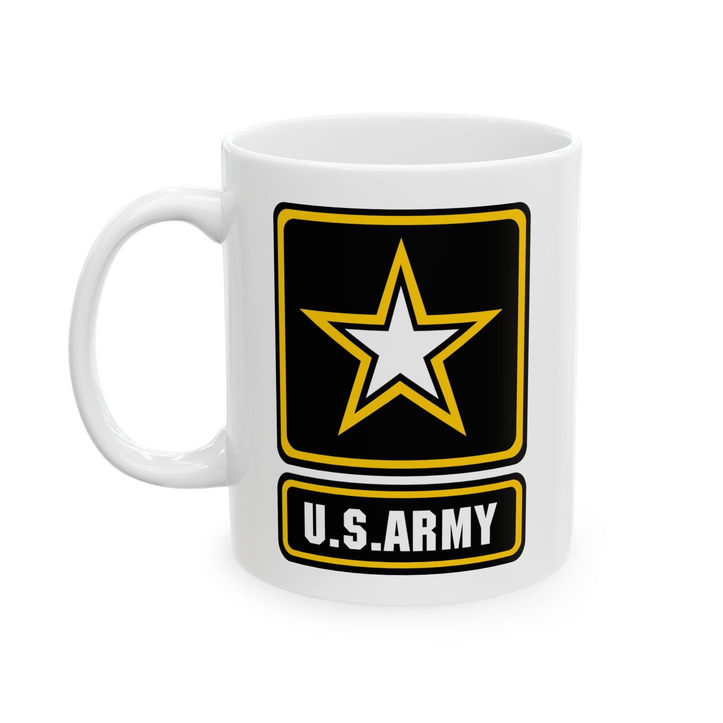 US Army Seal Coffee Mug - Double Sided Print, White Ceramic, 11oz by TheGlassyLass.com