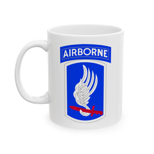 173rd Airborne Brigade Seal Coffee Mug - Double Sided Print, White Ceramic, 11oz by TheGlassyLass.com