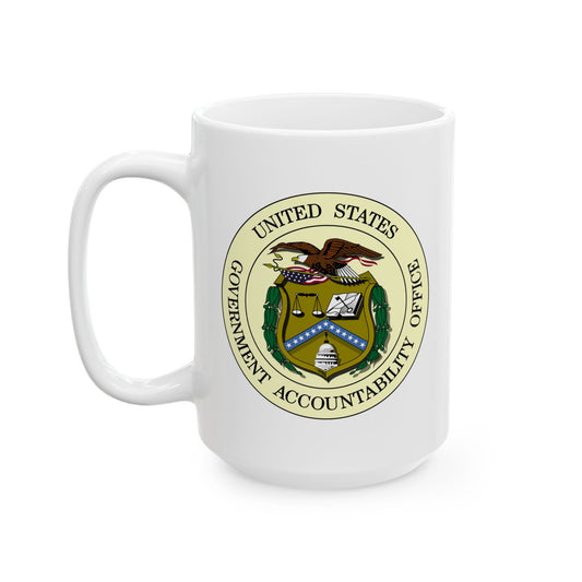 United States Government Accountability Office Seal Coffee Mug - Double Sided White Ceramic 15oz by TheGlassyLass.com