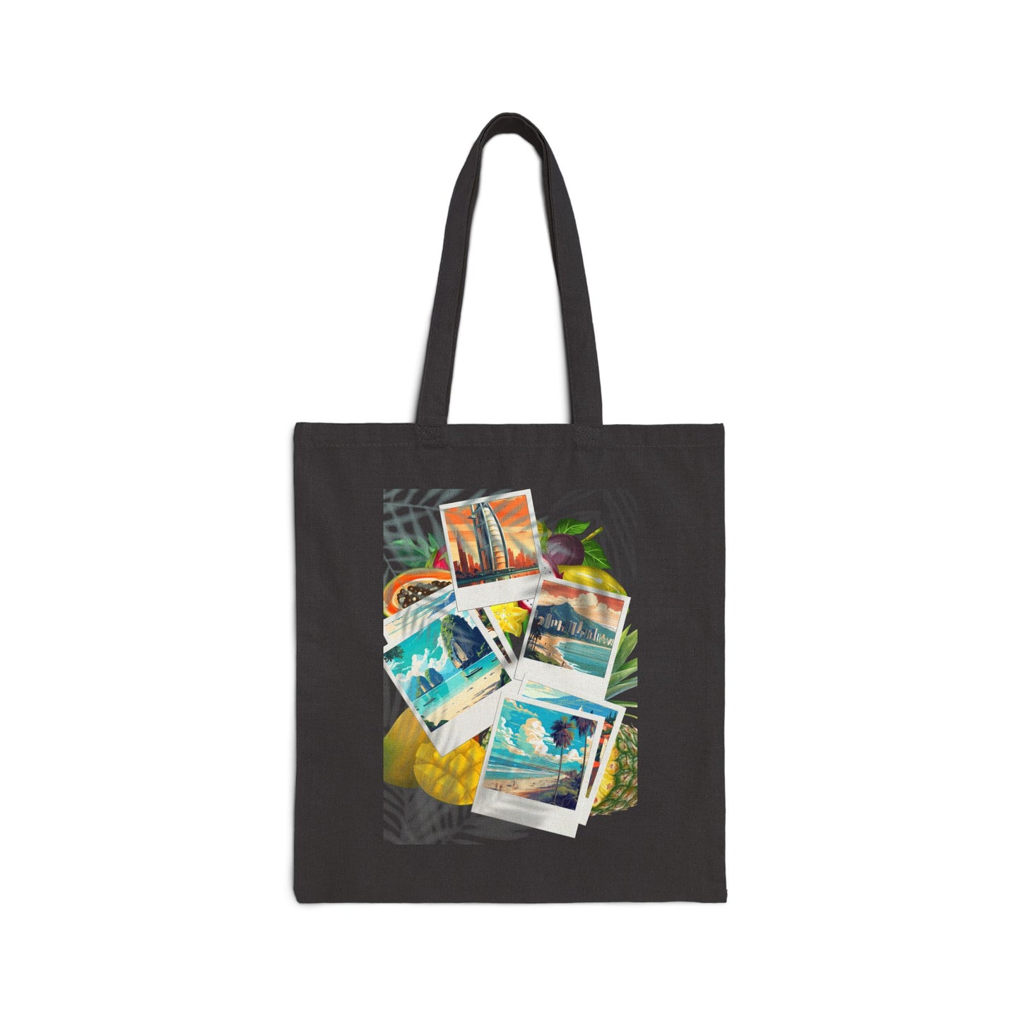 Around the World Tote Bag - Heavyweight 100% Cotton Canvas by TheGlassyLass.com