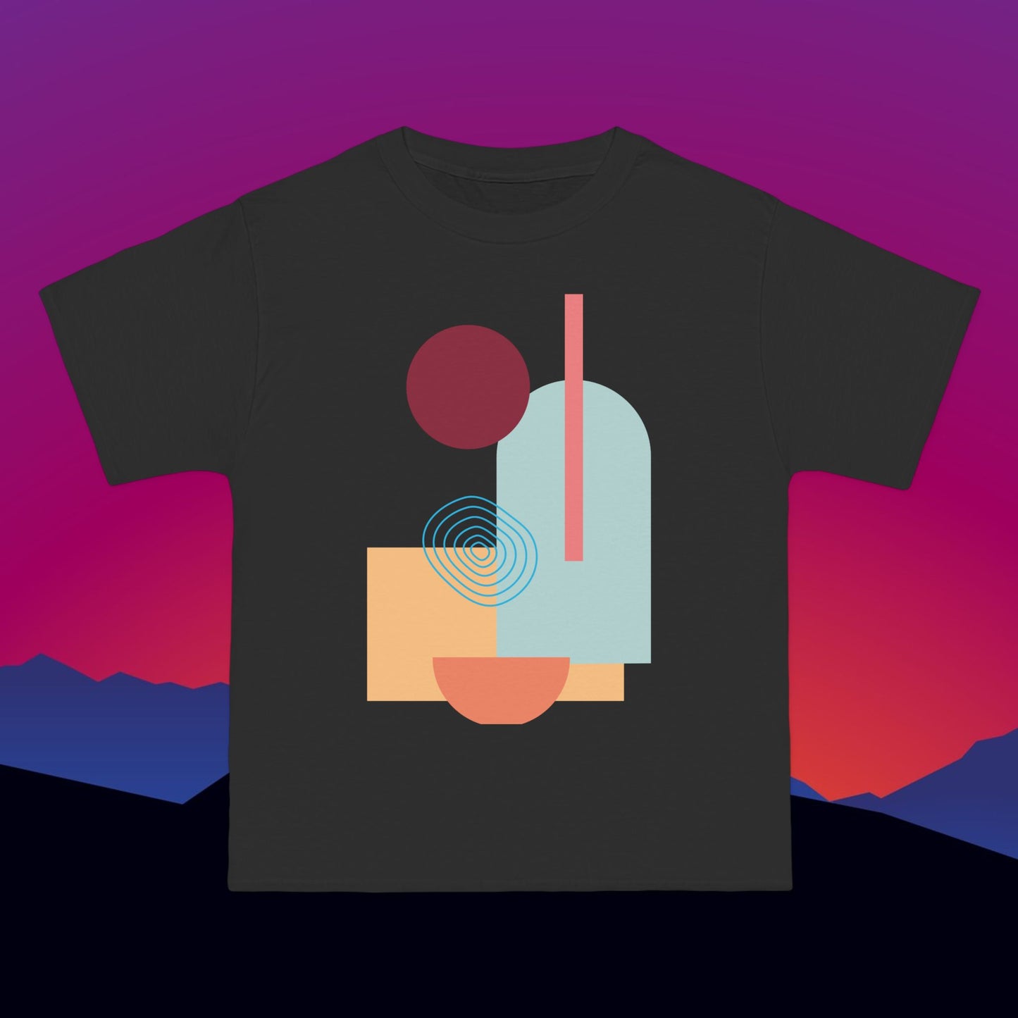 Mission to Mars T-Shirt: (Hanes Beefy-T 100% Preshrunk Cotton Custom Printed by TheGlassyLass.com