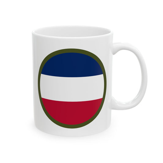Army Forces Command (FORSCOM) Insignia Coffee Mug - Double Sided White Ceramic 11oz - by TheGlassyLass.com