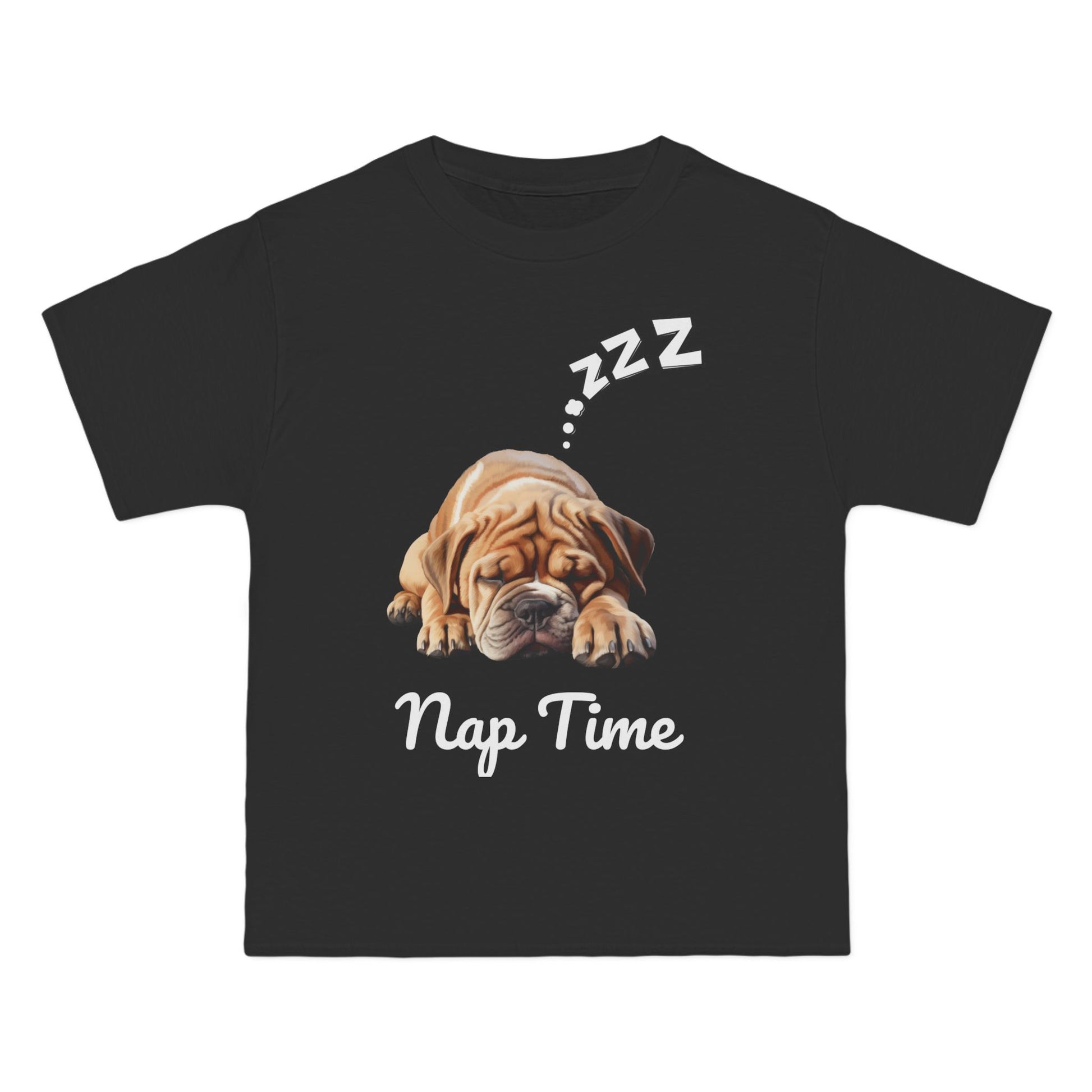 Nap Time Shar Pei T-Shirt: (Hanes Beefy-T 100% Preshrunk Cotton Custom Printed by TheGlassyLass.com
