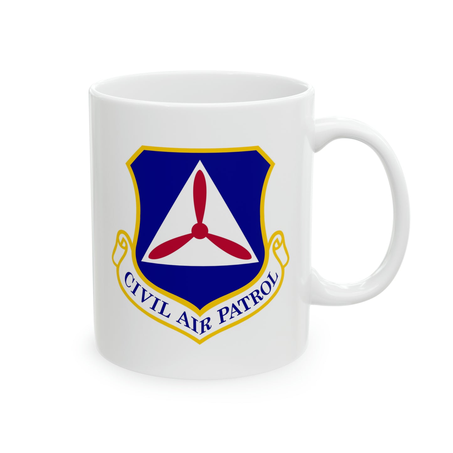 Civil Air Patrol Coffee Mug - Double Sided White Ceramic 11oz by TheGlassyLass.com
