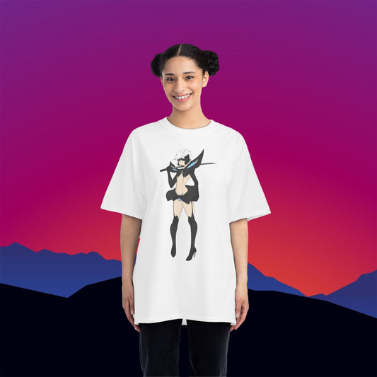 Sword Play Anime T-Shirt: (Hanes Beefy-T 100% Preshrunk Cotton) Custom Printed by TheGlassyLass.com