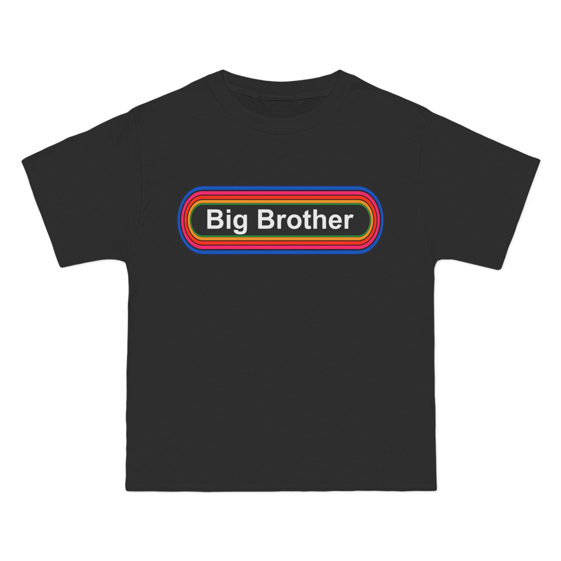 Big Brother T-Shirt: (Hanes Beefy-T 100% Preshrunk Cotton Custom Printed by TheGlassyLass.com