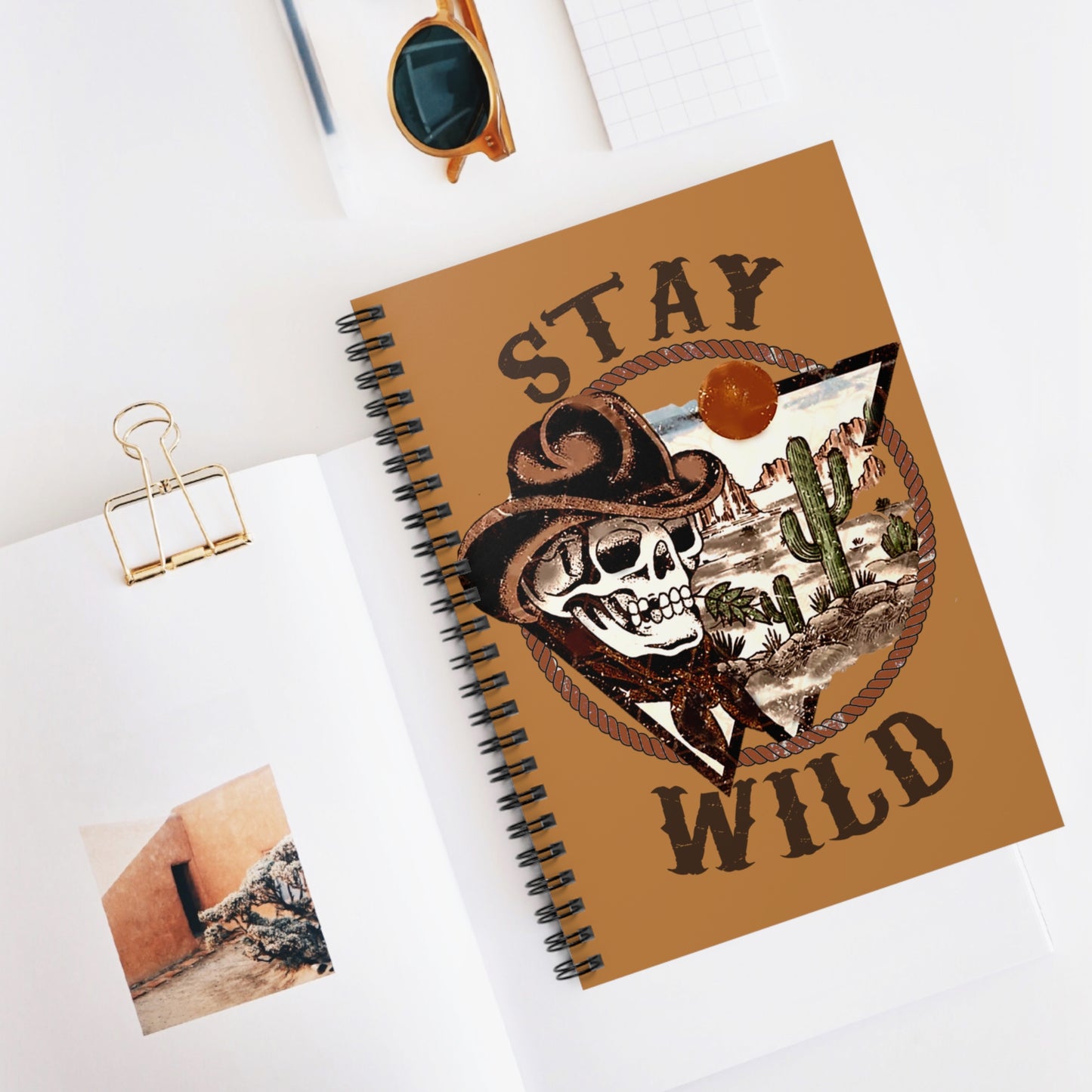 Stay Wild: Spiral Notebook - Log Books - Journals - Diaries - and More Custom Printed by TheGlassyLass.com