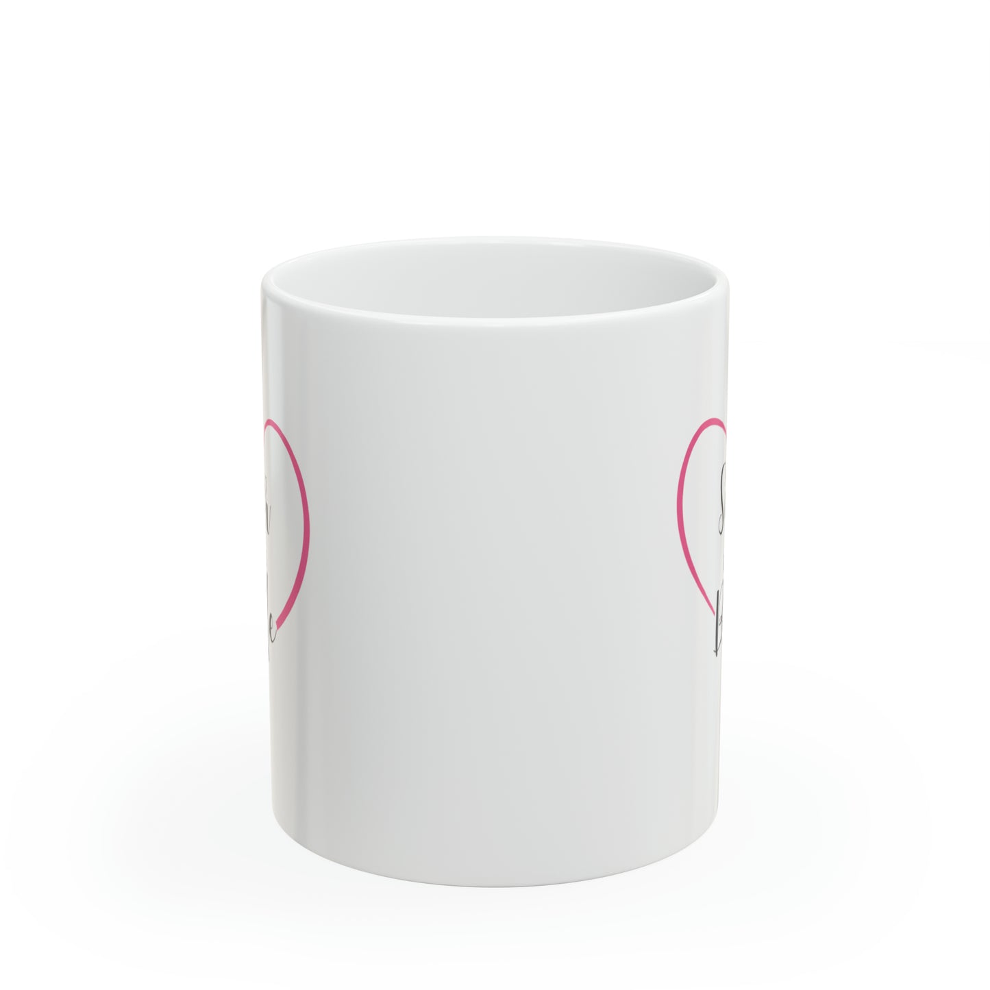 Sister of the Bride Coffee Mug - Double Sided 11oz White Ceramic by TheGlassyLass.com
