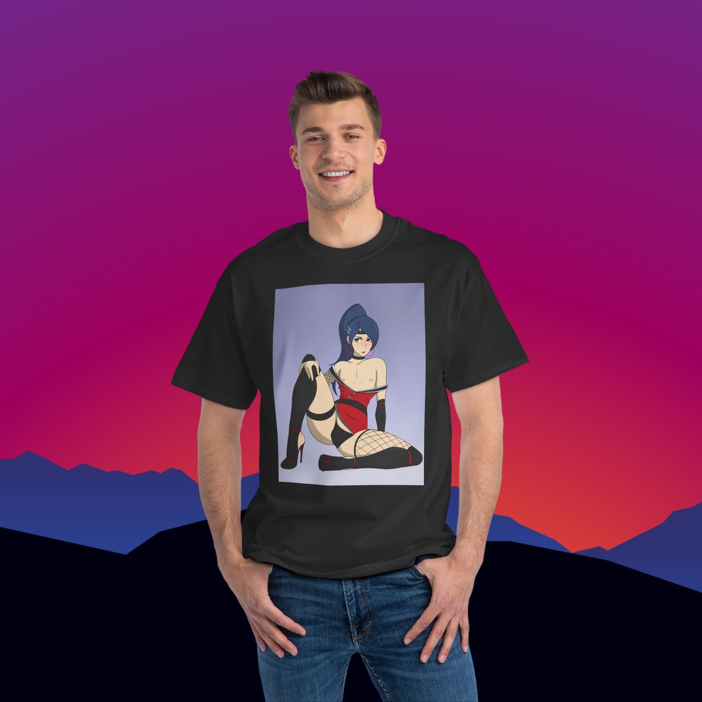 In Repose T-Shirt: (Hanes Beefy-T 100% Preshrunk Cotton) Custom Printed by TheGlassyLass.com