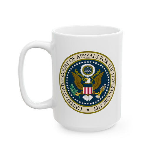 US Court of Appeals Coffee Mug - Double Sided White Ceramic 15oz by TheGlassyLass.com