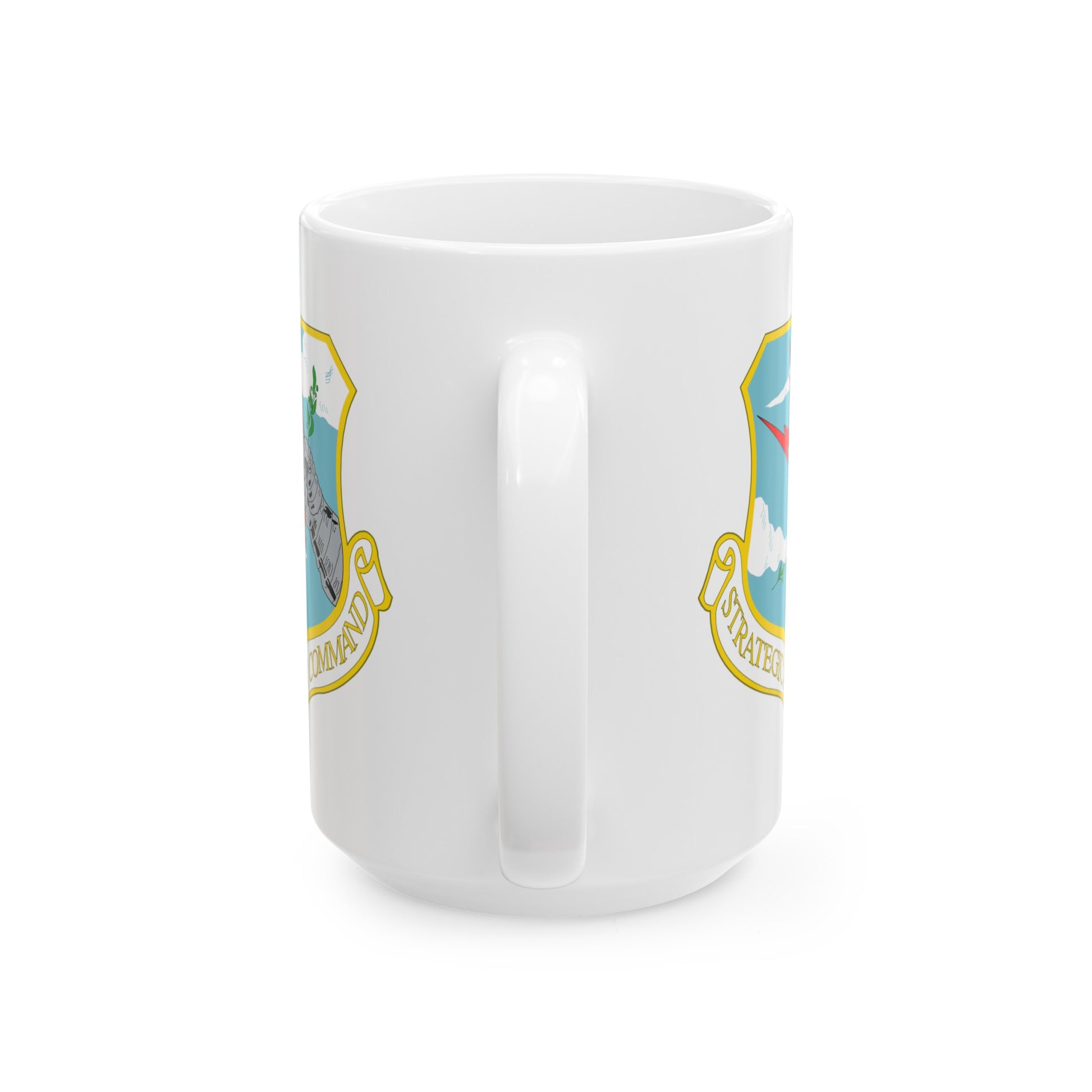 Strategic Air Command Coffee Mug - Double Sided White Ceramic 15oz by TheGlassyLass.com