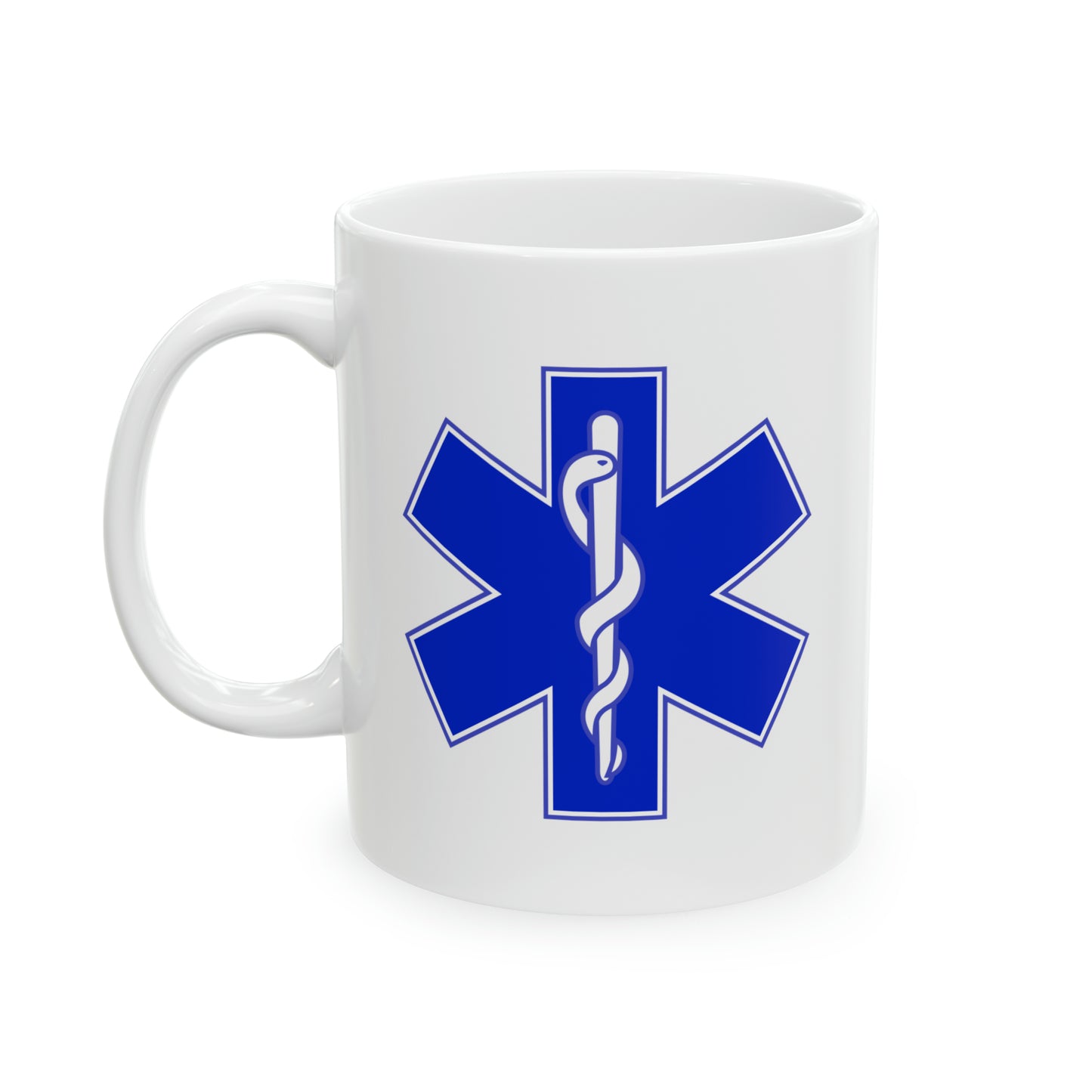 Paramedic Coffee Mug - Double Sided White Ceramic 11oz by TheGlassyLass.com