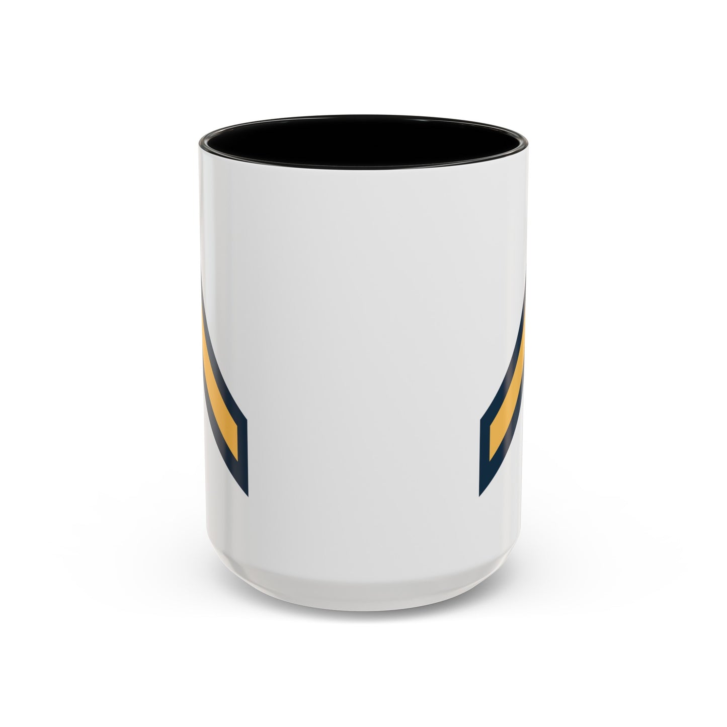 US Army General Staff - Double Sided Black Accent White Ceramic Coffee Mug 15oz by TheGlassyLass.com