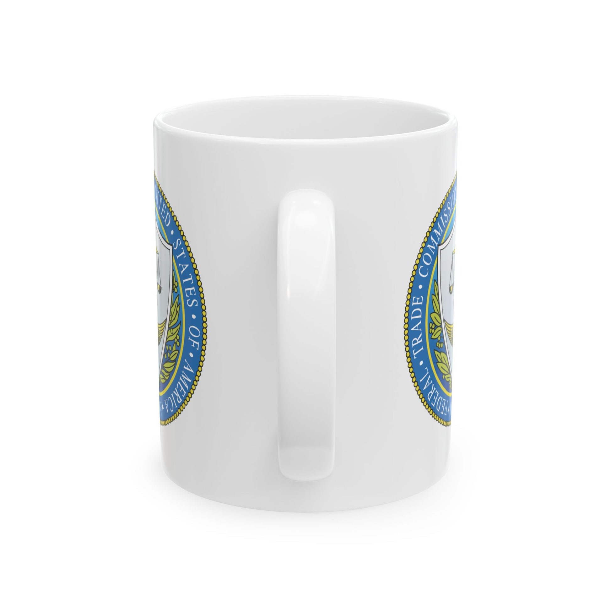 Federal Trade Commission Coffee Mug - Double Sided Print, White Ceramic, 11oz by TheGlassyLass.com