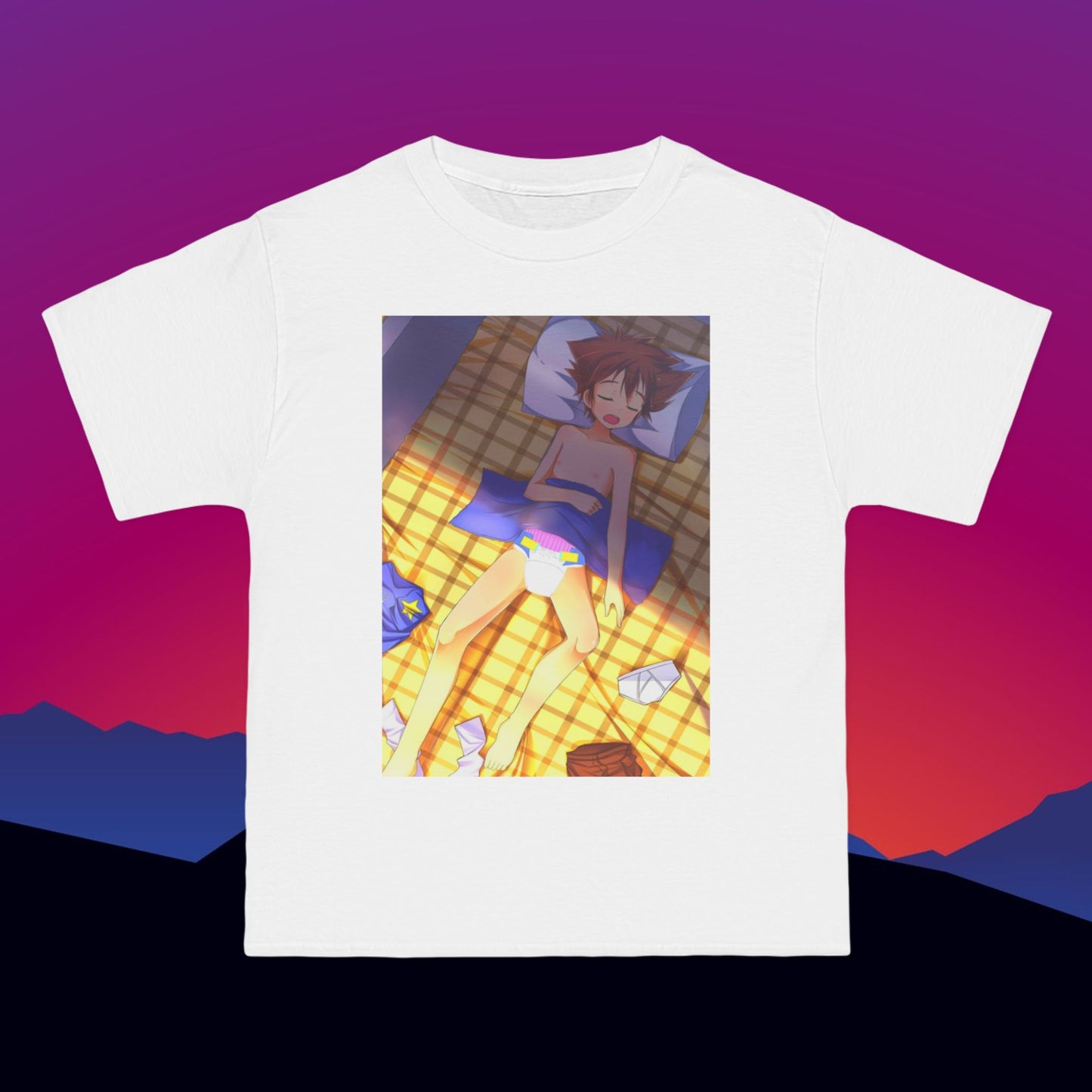 ABDL Nap Time T-Shirt: (Hanes Beefy-T 100% Preshrunk Cotton Custom Printed by TheGlassyLass.com