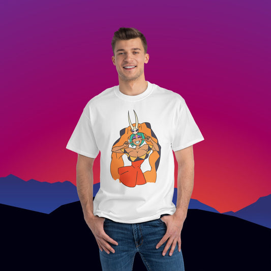 On Fridays, We Dance T-Shirt: (Hanes Beefy-T 100% Preshrunk Cotton) Custom Printed by TheGlassyLass.com