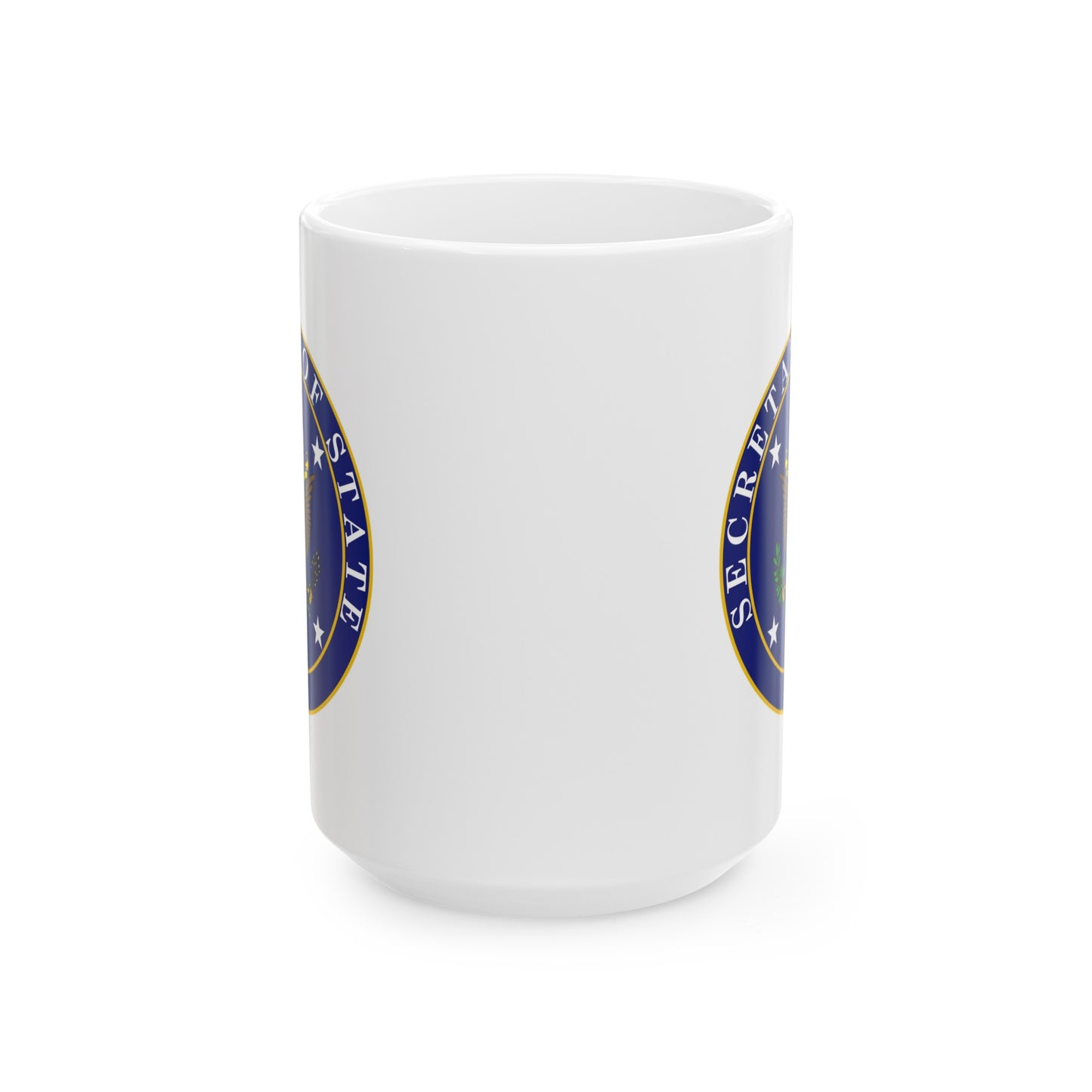 US Secretary of State Coffee Mug - Double Sided Print White Ceramic 15oz by TheGlassyLass.com